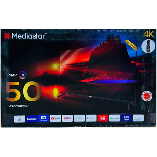 تلویزیون مدیا استار MS-50SUT2S2/F 50SUT2S2
