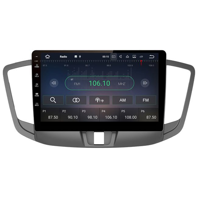 مانیتور خودرو و پخش فابریک ماشین ام وی ام 550 MultiMedia Android MVM مدل T300