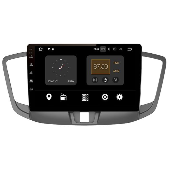 مانیتور خودرو و پخش فابریک ماشین ام وی ام 550 MultiMedia Android MVM مدل T300