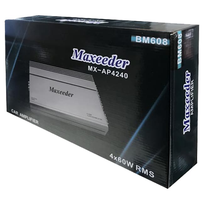 آمپلی فایر خودرو 60 × 4 وات مکسیدر Maxeeder MX-AP4240