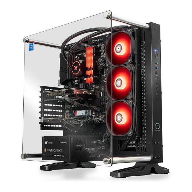 کامپیوتر دسکتاپ حافظه 16 گیگابایتی مدل Thermaltake P3BK-B550-37S-LCS