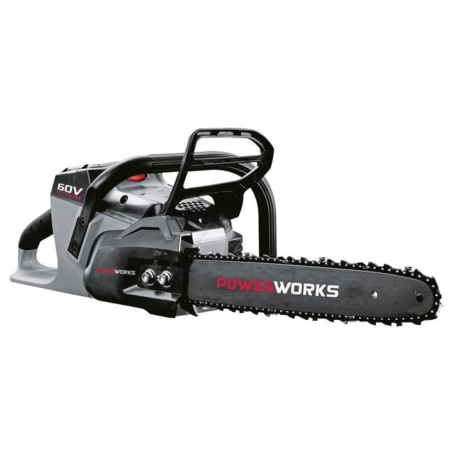 اره زنجیری شارژی پاور ورکس 60 ولت لیتیومی PD60CS40k2 PowerWorx