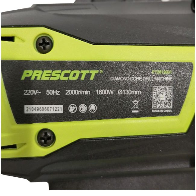دریل کر گیر الماسه پریسکوت 1600 وات Prescott PT2812001