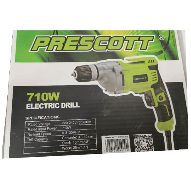 دریل برقی پریسکوت 710 وات سه نظام دیمر دار PT0101010 Prescott