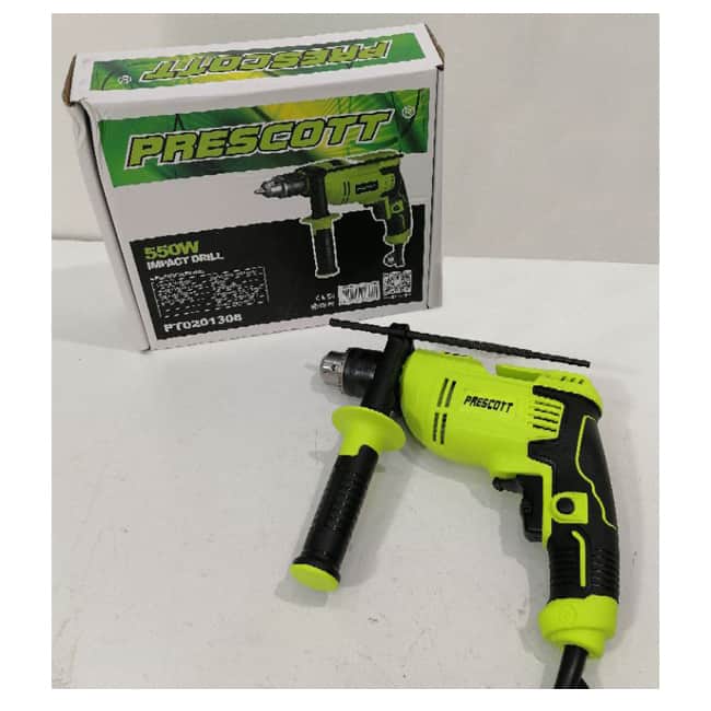 دریل چکشی برقی 550 وات نظام 13 پریسکوت PRESCOTT PT0201308