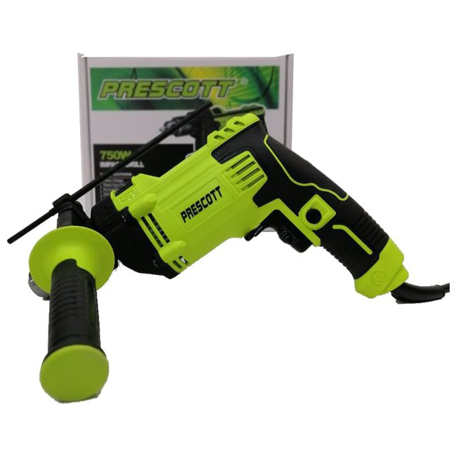 دریل چکشی ضربه ای پریسکوت 750 وات سه نظام PT0201309 Prescott