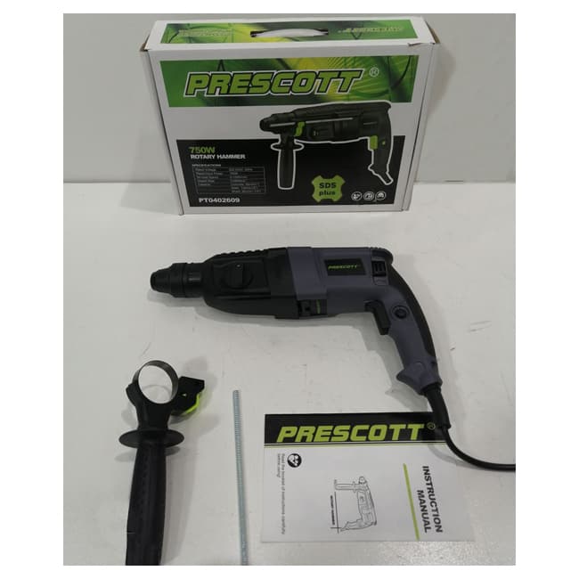 دریل تخریب سه کاره 750 وات پریسکوت PRESCOTT PT0402609