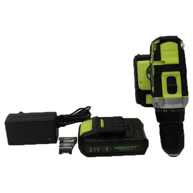 دریل شارژی دو کاره 21 ولت پریسکوت PRESCOTT PT2001207