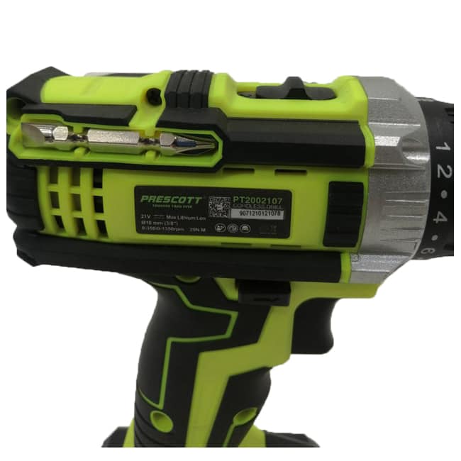 دریل شارژی دو کاره 21 ولت پریسکوت PRESCOTT PT2001207