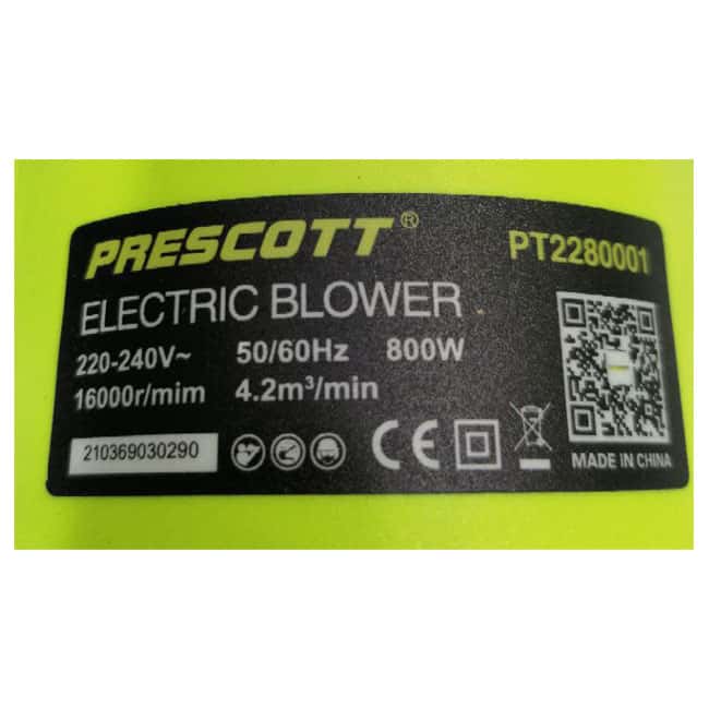 دستگاه بلوور دوکاره پریسکوت 800 وات 16000 دور Prescott PT2280001