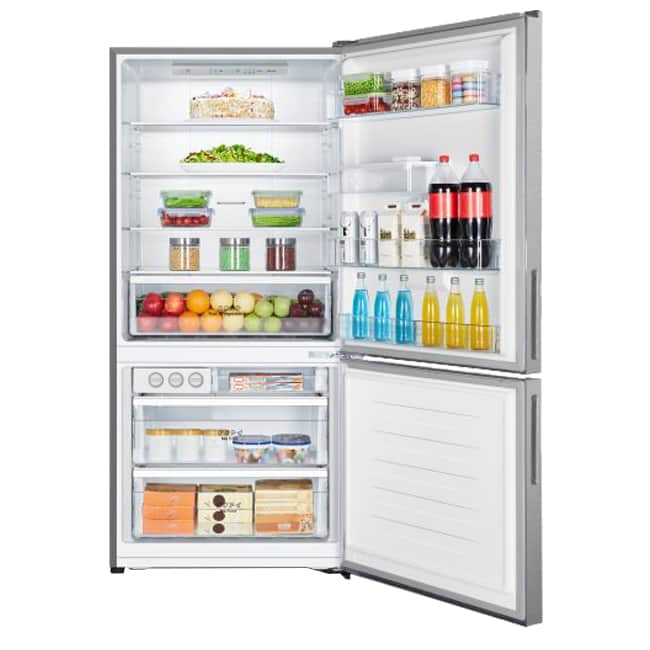 یخچال فریزر بالا پایین هایسنس RB605 ا 30 فوت نقره 2022 RB605N4BS1