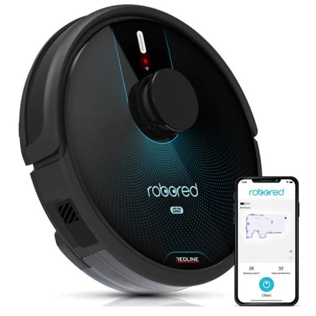 جارو شارژی رباتیک ردلاین 475 میلی لیتر Redline G2