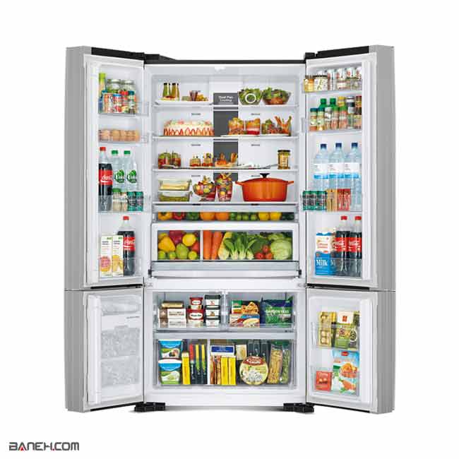 یخچال فریزر 4 درب هیتاچی 700 لیتر R-WB800 Hitachi French Refrigerator