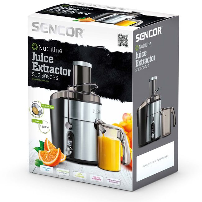 آبمیوه گیری سنکور 1200 وات مدل Sencor SJE 5050SS