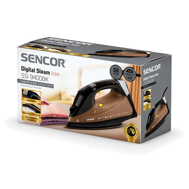 اتو بخار سنکور 3100 وات SENCOR SSI 9400BK Steam Iron