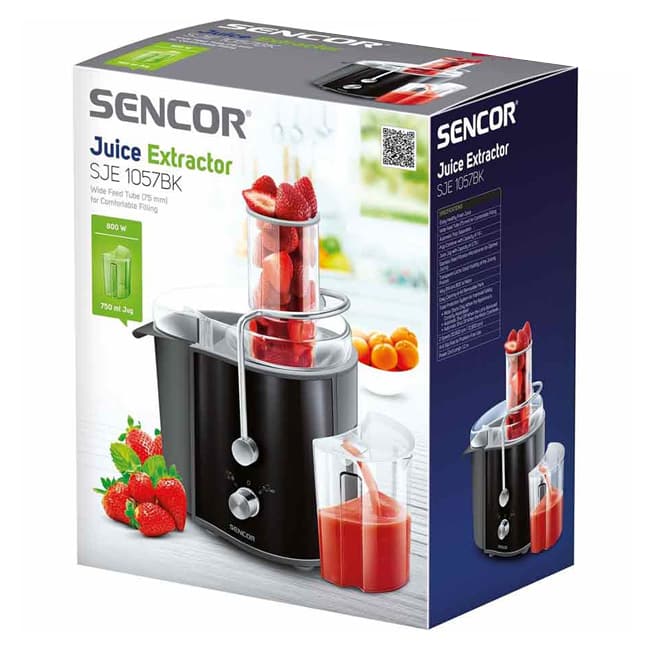 آبمیوه گیری تک کاره 800 وات سنکور Sencor SJE 1057BK