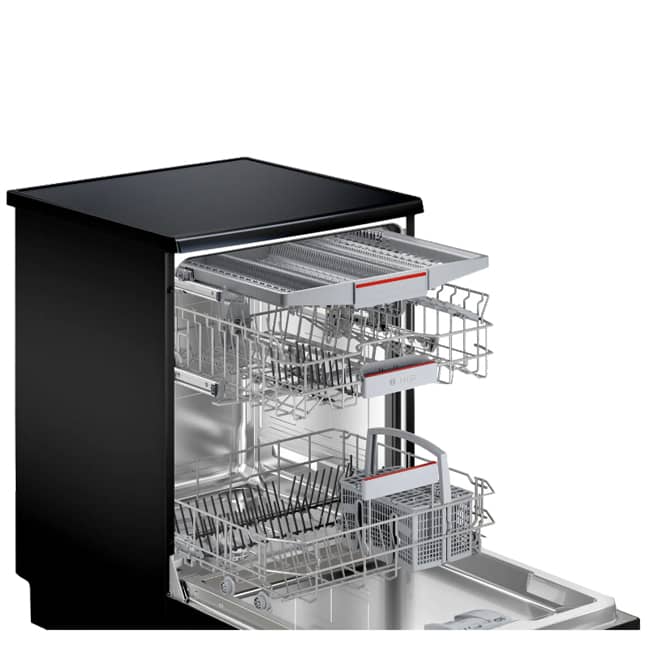 ماشین ظرفشویی بوش ‍13 نفره سری 4 مشکی SMS46NB01B