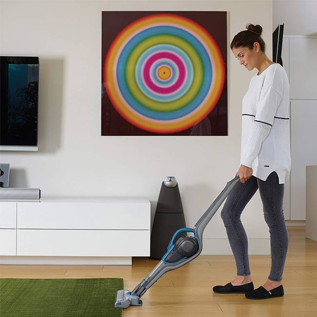 جاروشارژی بلک اند دکر 18 ولتی 25 واتی دستی و ایستاده مدل SVJ520BFS-B5