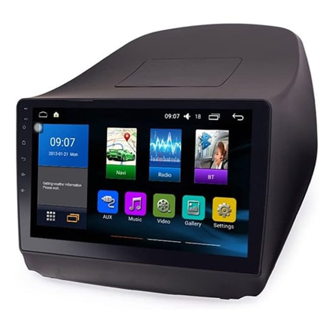 پخش فابریک تصویری و مانیتور اندروید خودرو توسان 10 اینچ IX35 Tucson Android مدل P100