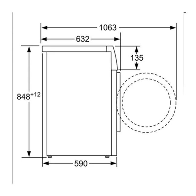 ماشین لباسشویی 8 کیلویی بوش WAX32MX2