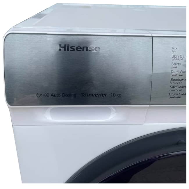 ماشین لباسشویی هایسنس ۱۰ کیلو مدل WFER1014VA سفید