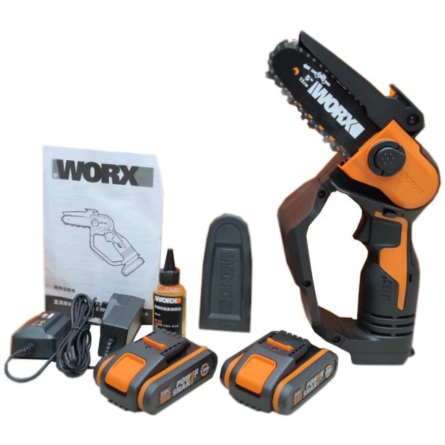 اره زنجیری شارژی ورکس 20 ولت 780 دور در دقیقه Worx WG324E.9