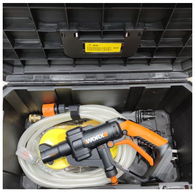 کارواش خانگی شارژی ورکس 30 بار جعبه پلاستکی Worx WG629E.3