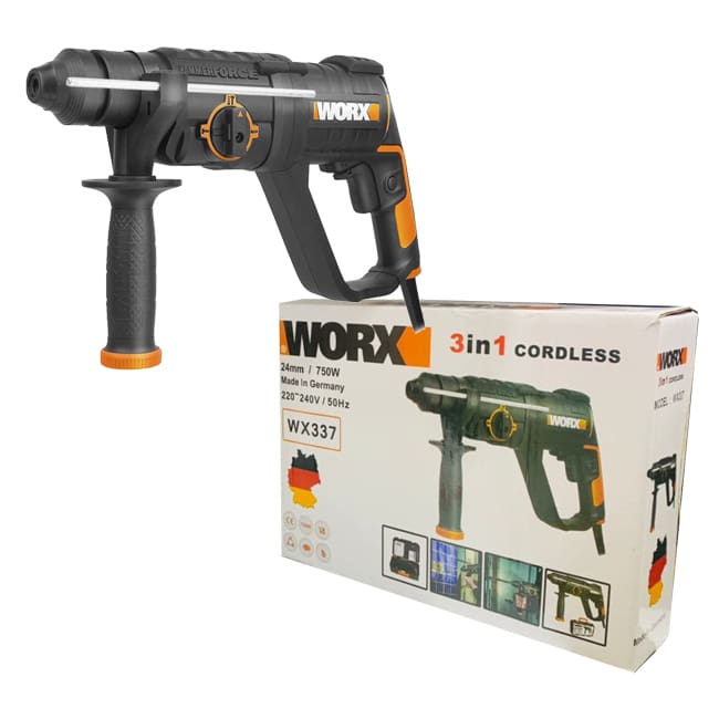 دریل تخریب سه کاره 750 وات ورکس Worx wx337