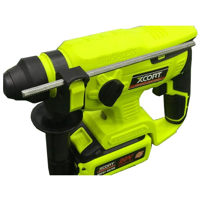 دریل بتن کن شارژی ایکس کورت موتور براشلس 4 شیار Xcort XDC07-204BL