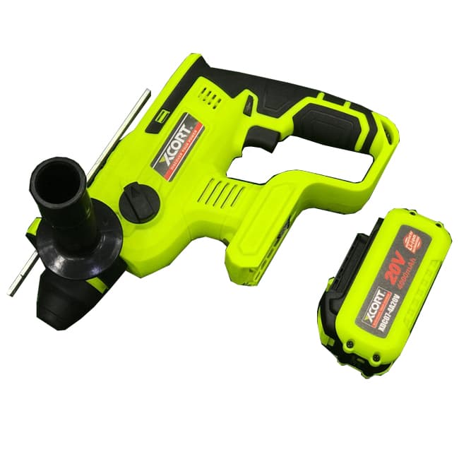 دریل بتن کن شارژی ایکس کورت موتور براشلس 4 شیار Xcort XDC07-204BL