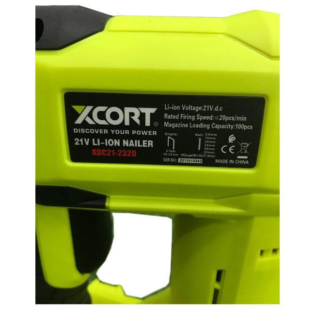 میخ کوب و منگنه کوب شارژی اکسکورت XDC21-232D