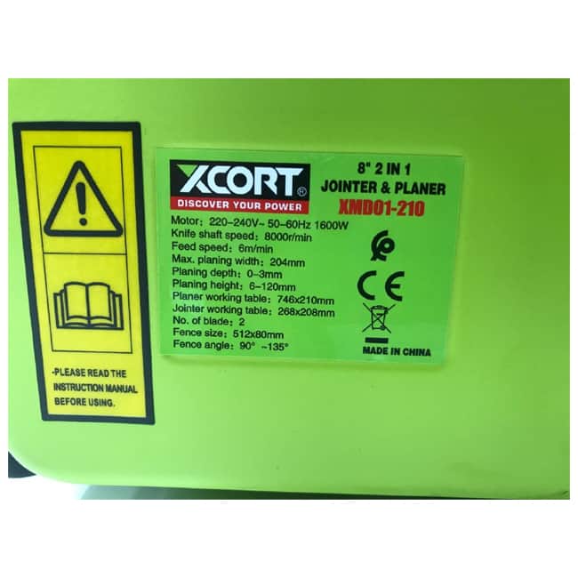 رنده و گندگی 1600 وات ایکس کورت دو کاره XMD01-210