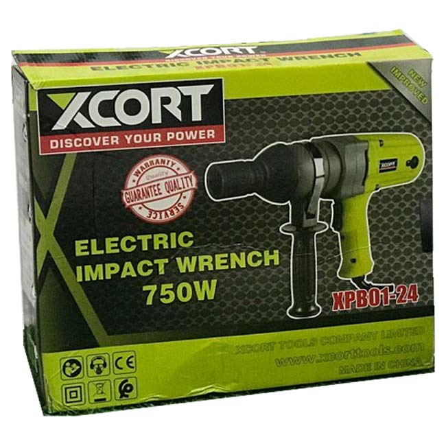 آچار بکس برقی ایکس کورت 750 وات XPB01-24 درایو 3/4