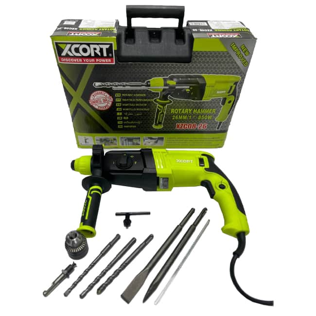 هلتی و دریل تخریب ایکسکورت 850 وات گیربکس XZC08-26