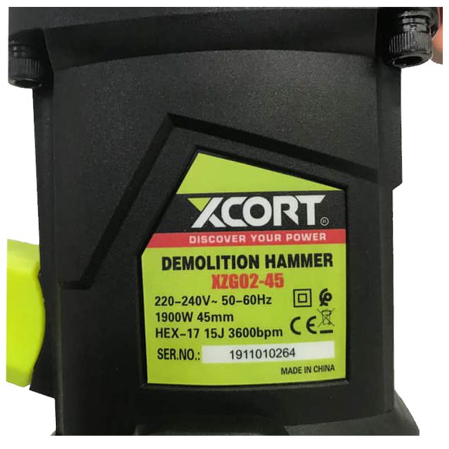 دریل چکش تخریب ایکس کورت 1900 وات XZG02-45 XCORT