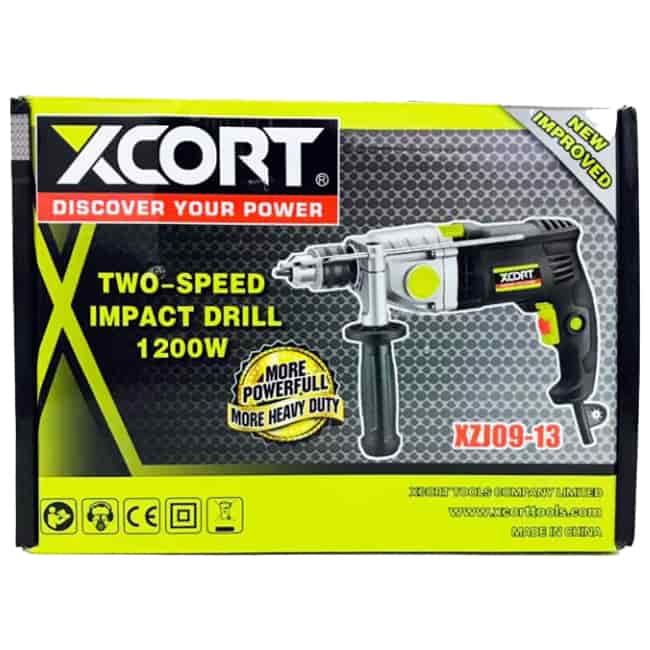 دریل گیربکسی 1200 وات ایکس کورت سه نظام XZJ09-13