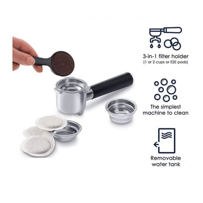 اسپرسو ساز دلونگی 1100 وات 1.1 لیتری Delonghi Espresso maker 33.21