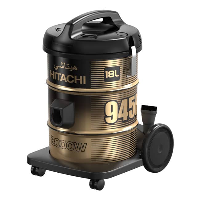 جاروبرقی سطلی هیتاچی 2000 وات 18 لیتری Hitachi cv-945f