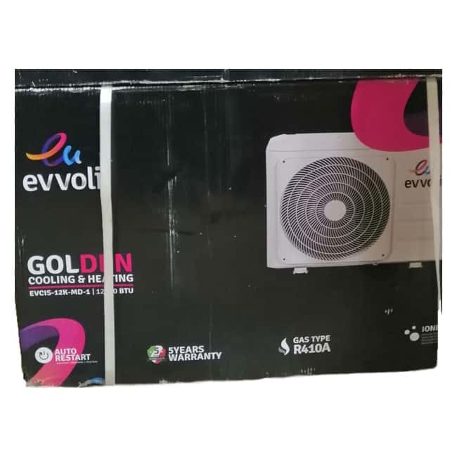 کولر گازی ایوولی خط طلایی R410 12000 EVVOLI EVCIS-12K-MD-1