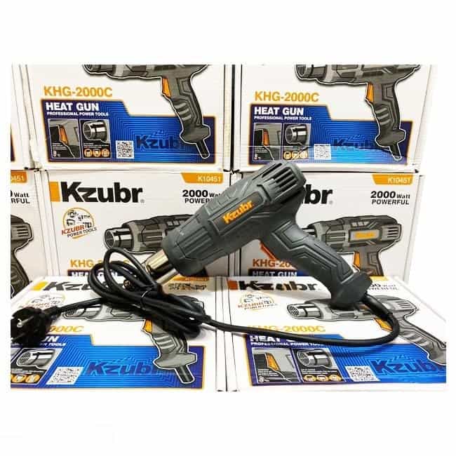 سشوار صنعتی زوبر 2000 وات Kzubr KHG-2000C Professional power tools