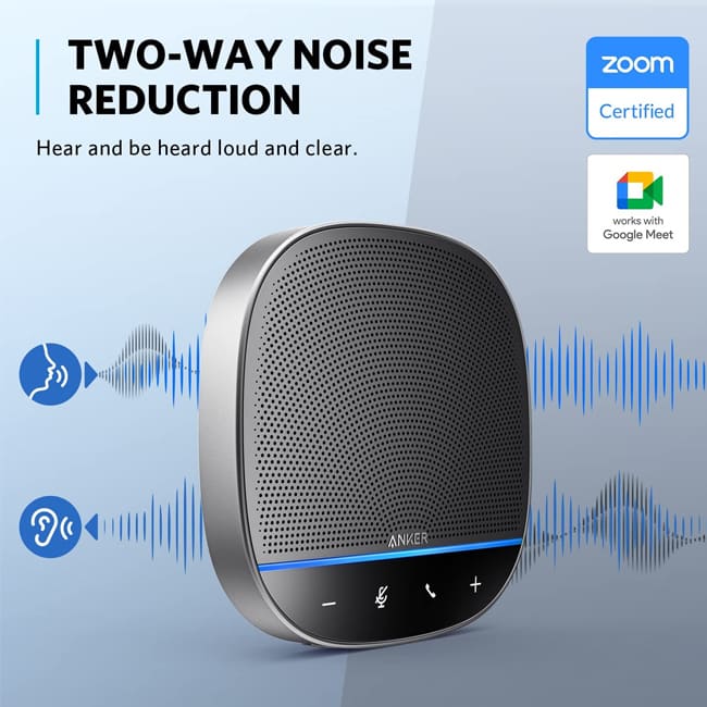 اسپیکر شارژی انکر بلوتوثی و قابل حمل مدل Anker PowerConf S500