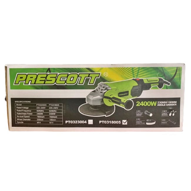 سنگ فرز پریسکوت 2400 وات 7800 دور Prescott PT0318005