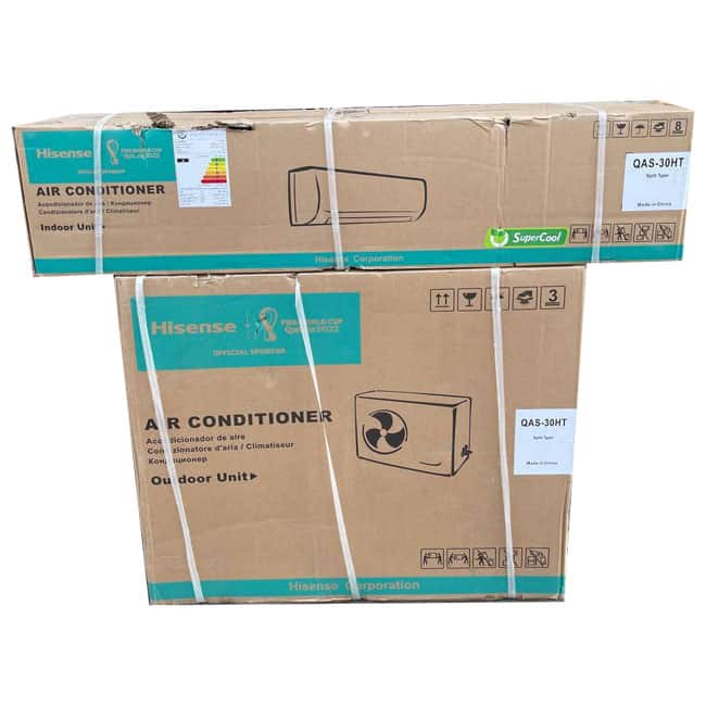 کولر گازی هایسنس 30000 سرد و گرم 2022 QAS-30HT