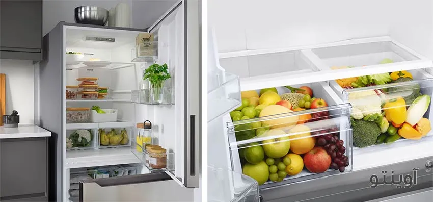 یخچال فریزر بالا و پایین ال جی 30 فوت GF-882 LG Refrigerator 882