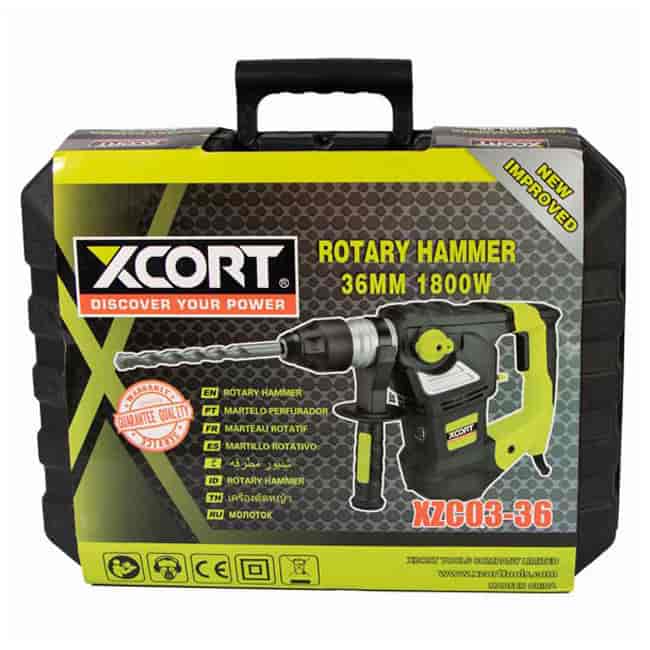 دریل بتن کن ایکس کورت 1800 وات دو حالته Xcort XZC03-36